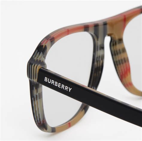 apollo optik burberry|Logo detail Navigator Optical Frames in Black/beige.